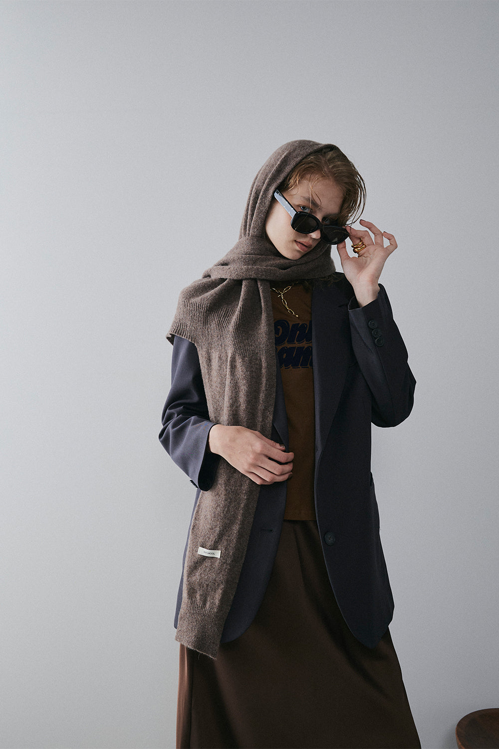 Cutting Knit DesignScarf／60251000032