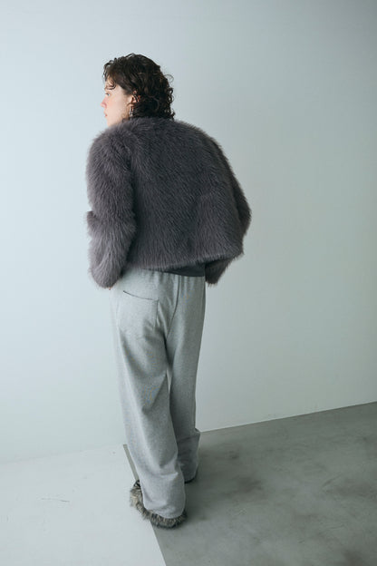 【予約：1月下旬〜2月上旬】Eco Fur Jacket／60251104040