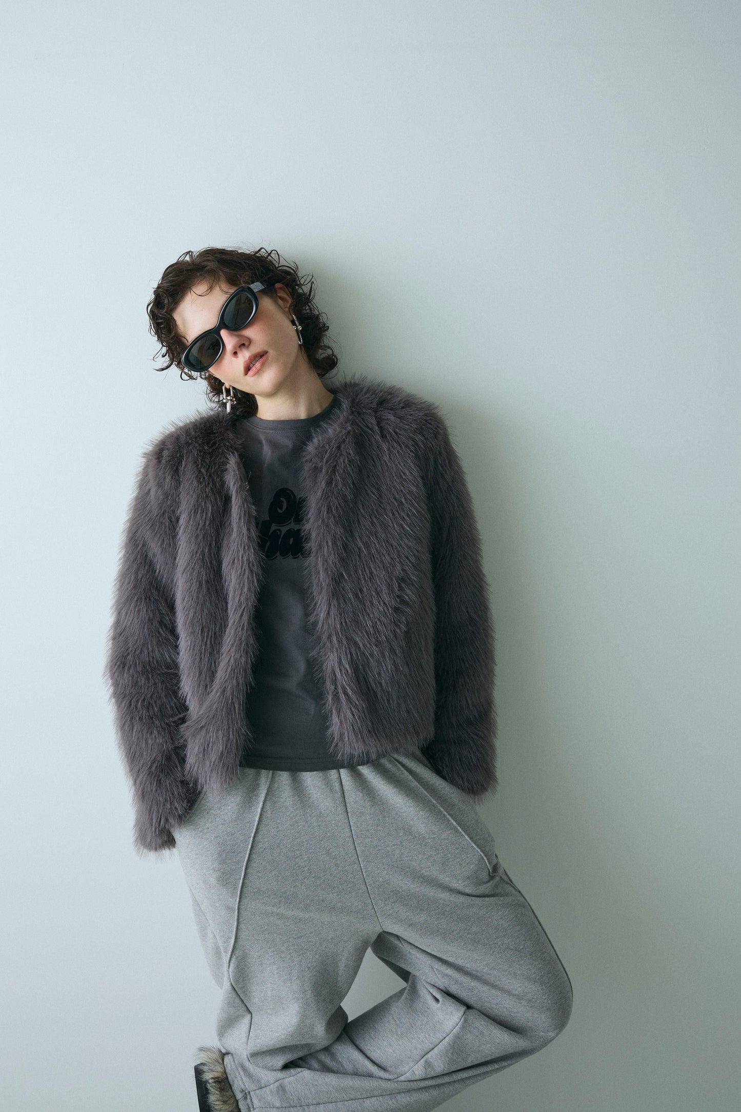 【予約：1月下旬〜2月上旬】Eco Fur Jacket／60251104040