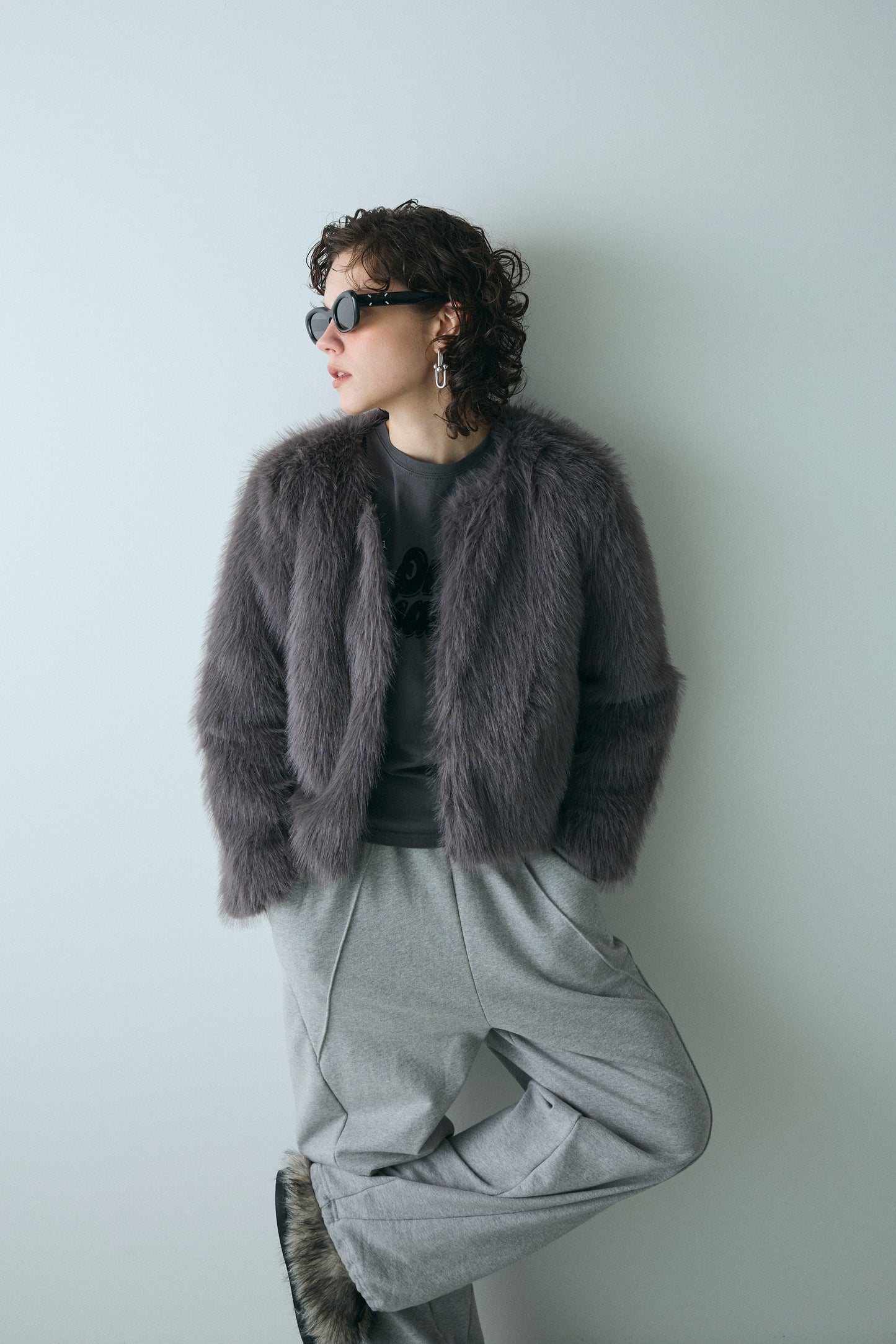 【予約：1月下旬〜2月上旬】Eco Fur Jacket／60251104040
