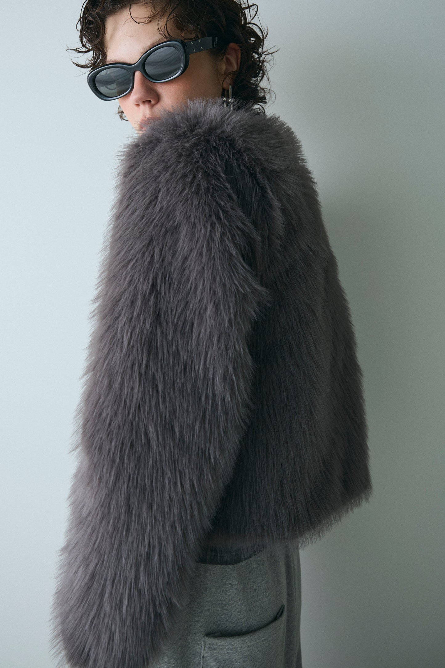 【予約：1月下旬〜2月上旬】Eco Fur Jacket／60251104040