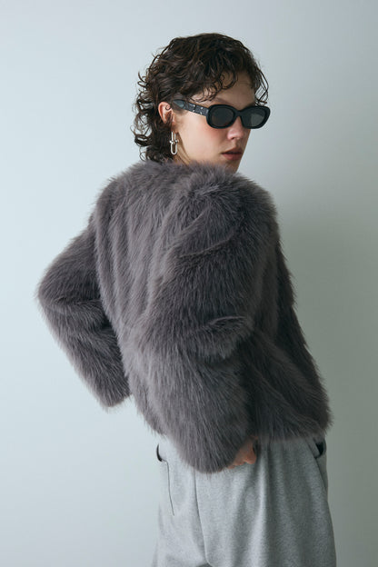 【予約：1月下旬〜2月上旬】Eco Fur Jacket／60251104040
