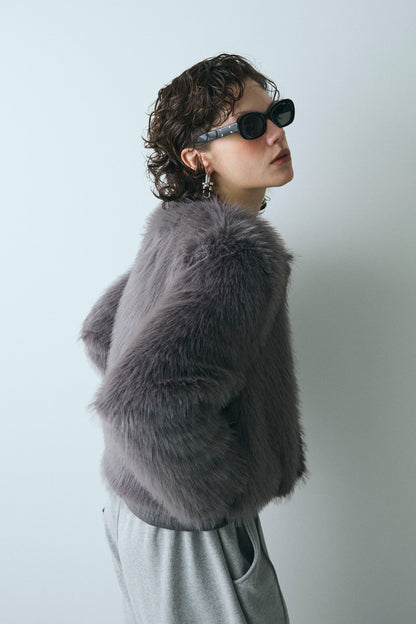 【予約：1月下旬〜2月上旬】Eco Fur Jacket／60251104040