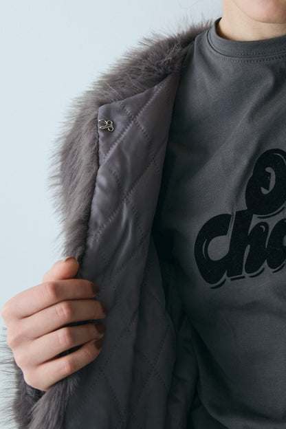 【予約：1月下旬〜2月上旬】Eco Fur Jacket／60251104040