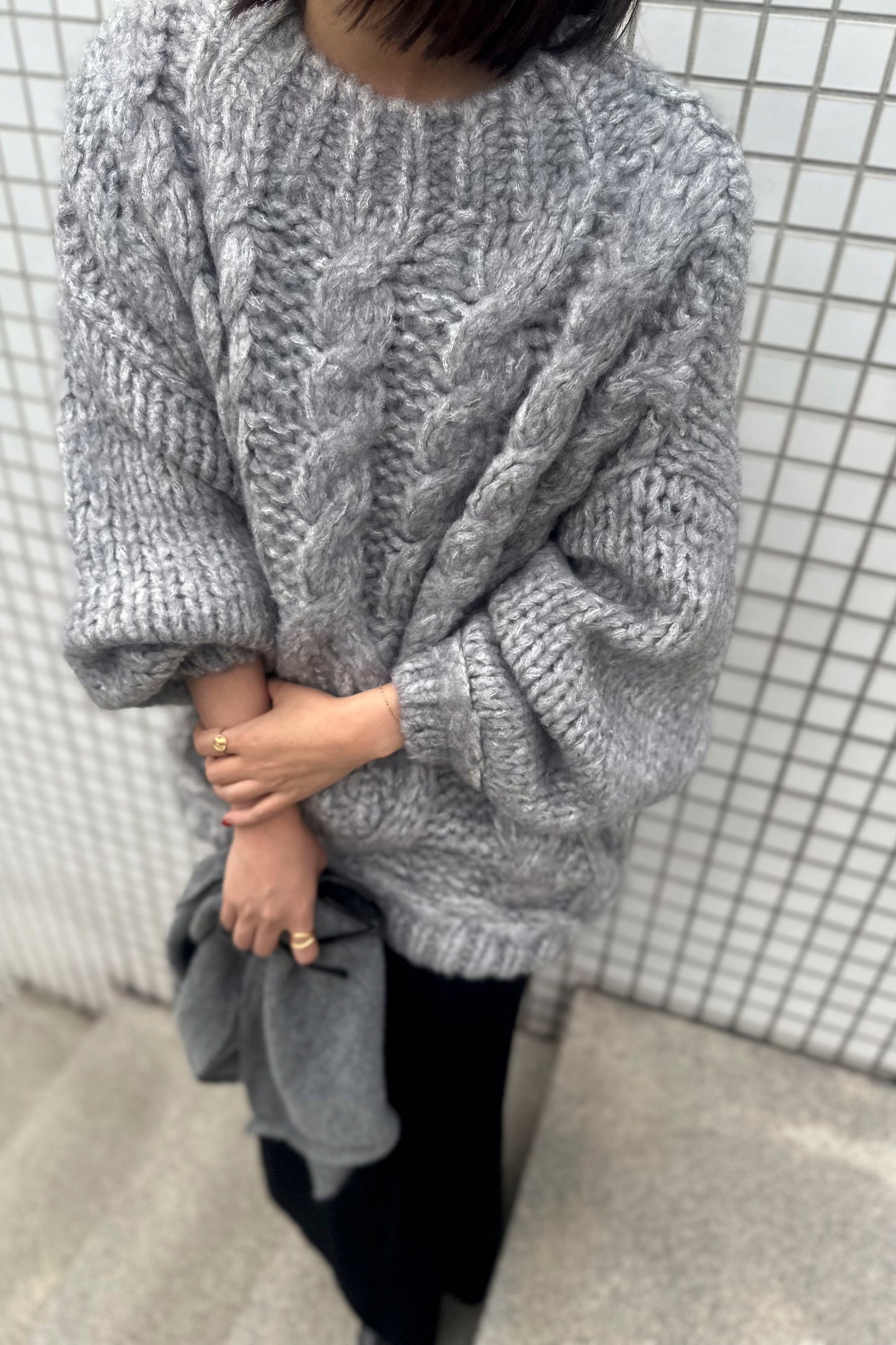 【予約：12月中旬】Chunky Cable Knit／60251109044