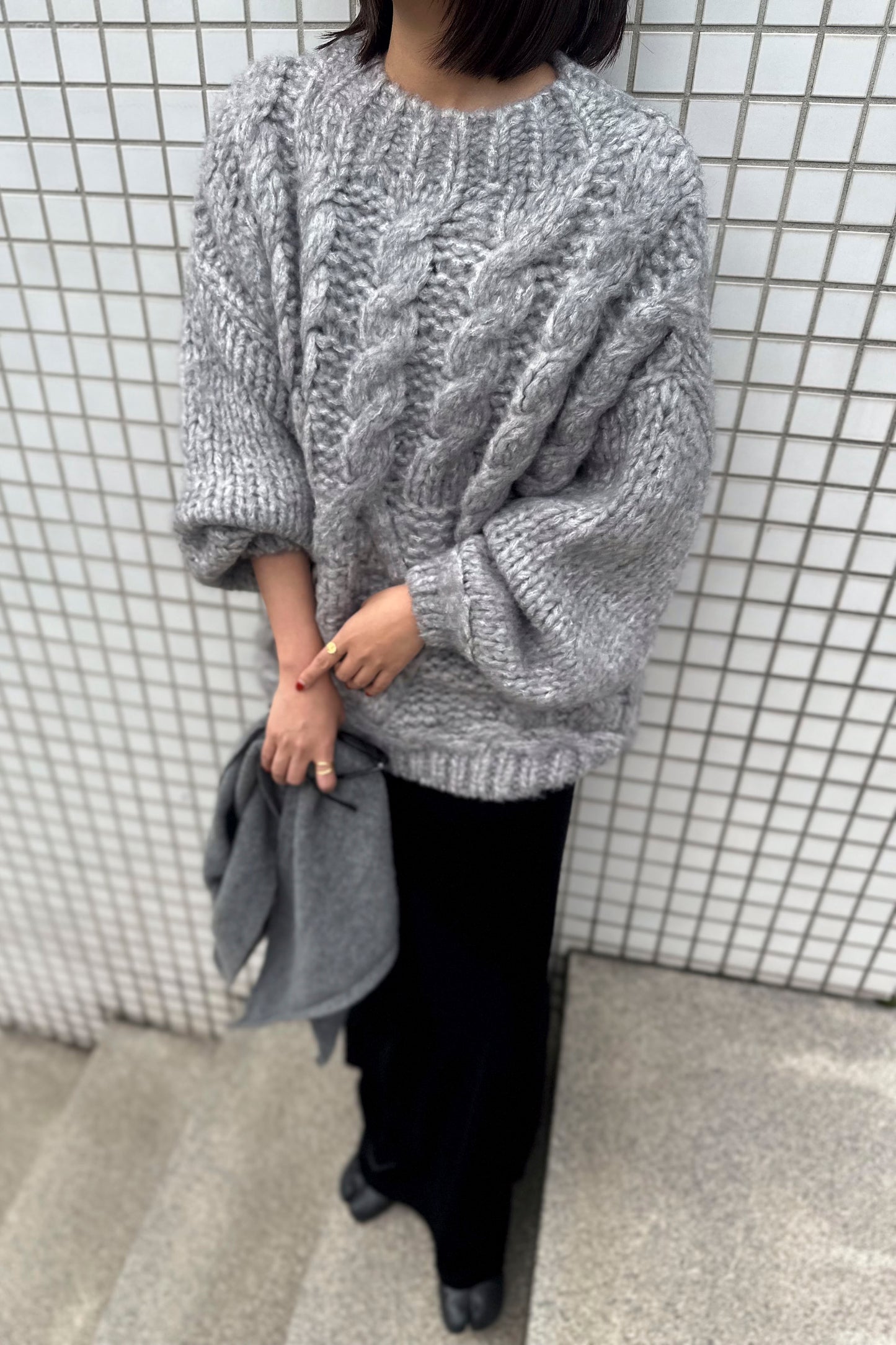 【予約：12月中旬】Chunky Cable Knit／60251109044