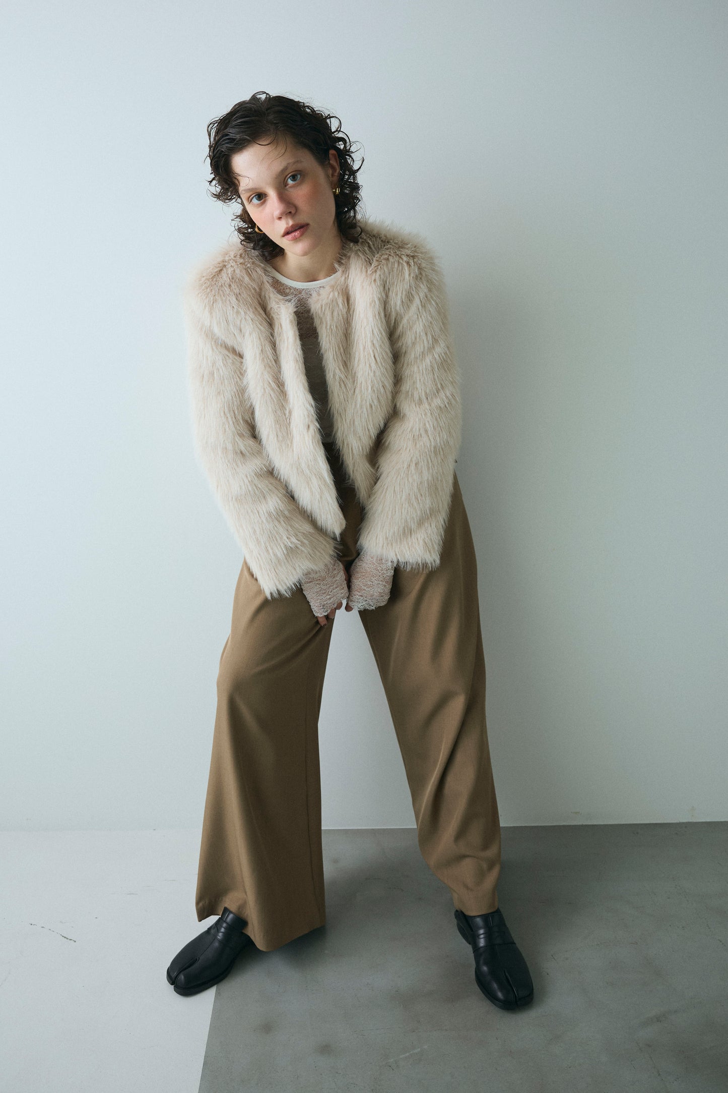 【予約：1月下旬〜2月上旬】Eco Fur Jacket／60251104040