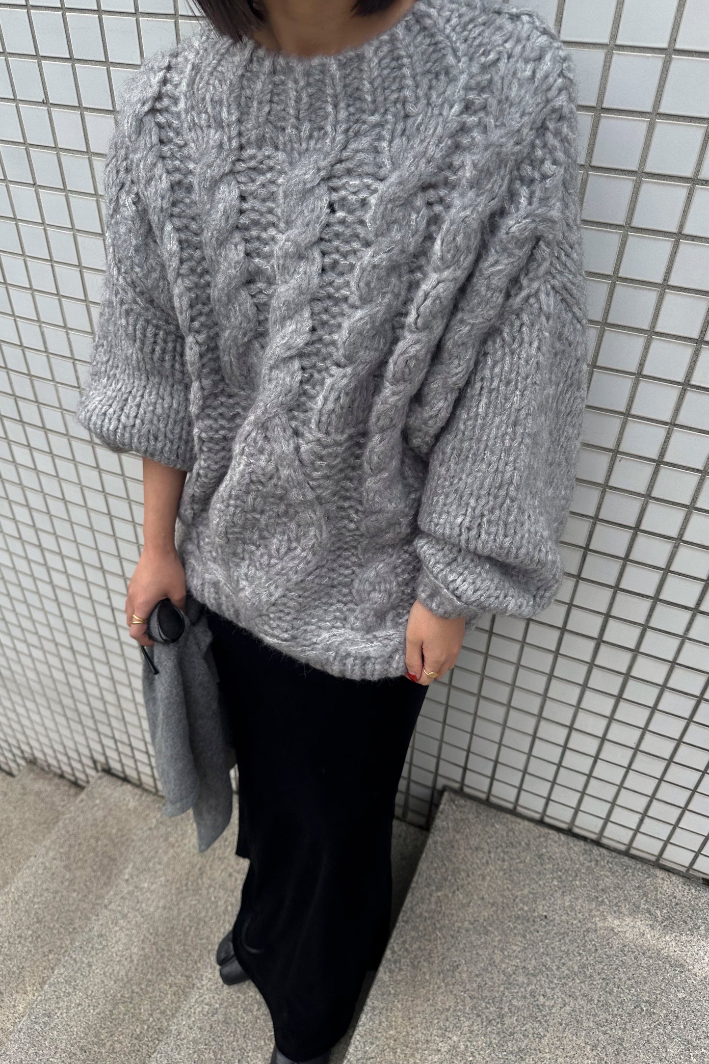 【予約：12月中旬】Chunky Cable Knit／60251109044