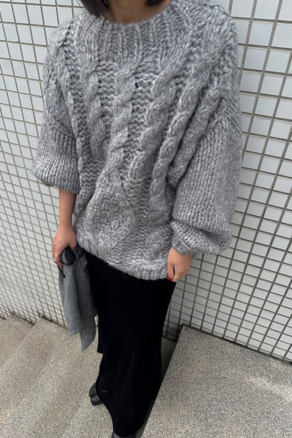 【予約：12月中旬】Chunky Cable Knit／60251109044