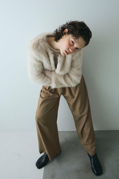 【予約：1月下旬〜2月上旬】Eco Fur Jacket／60251104040