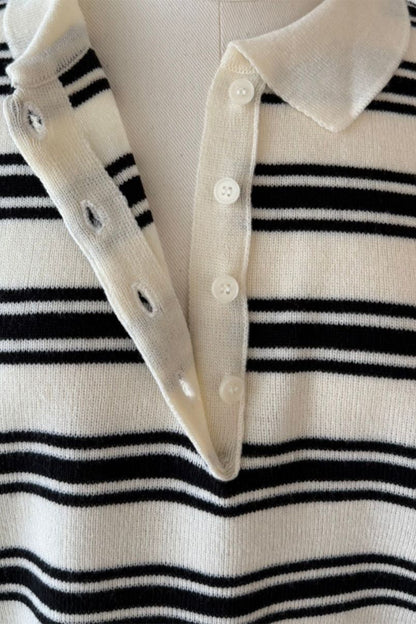 【予約：1月下旬〜2月上旬】Polo Collar Knit／60251009020