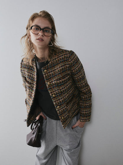 【予約：11月中旬】Mixed Tweed Jacket／60251004001