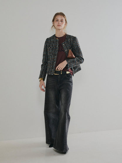 【予約：11月中旬】Mixed Tweed Jacket／60251004001