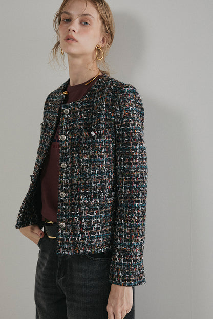 【予約：1月下旬〜2月上旬】Mixed Tweed Jacket／60251004001
