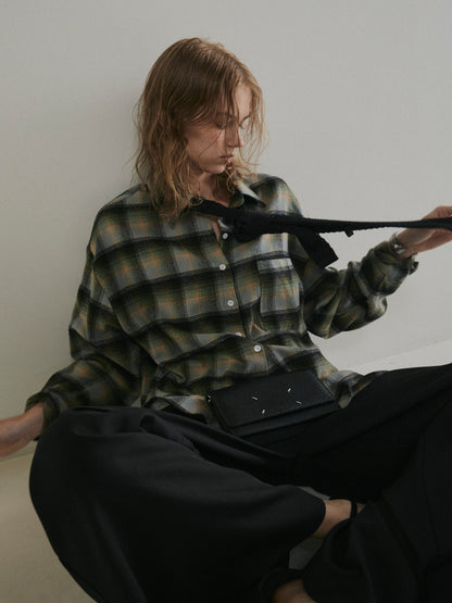 【予約：11月中旬】Brushed Checked Shirt／60251001012