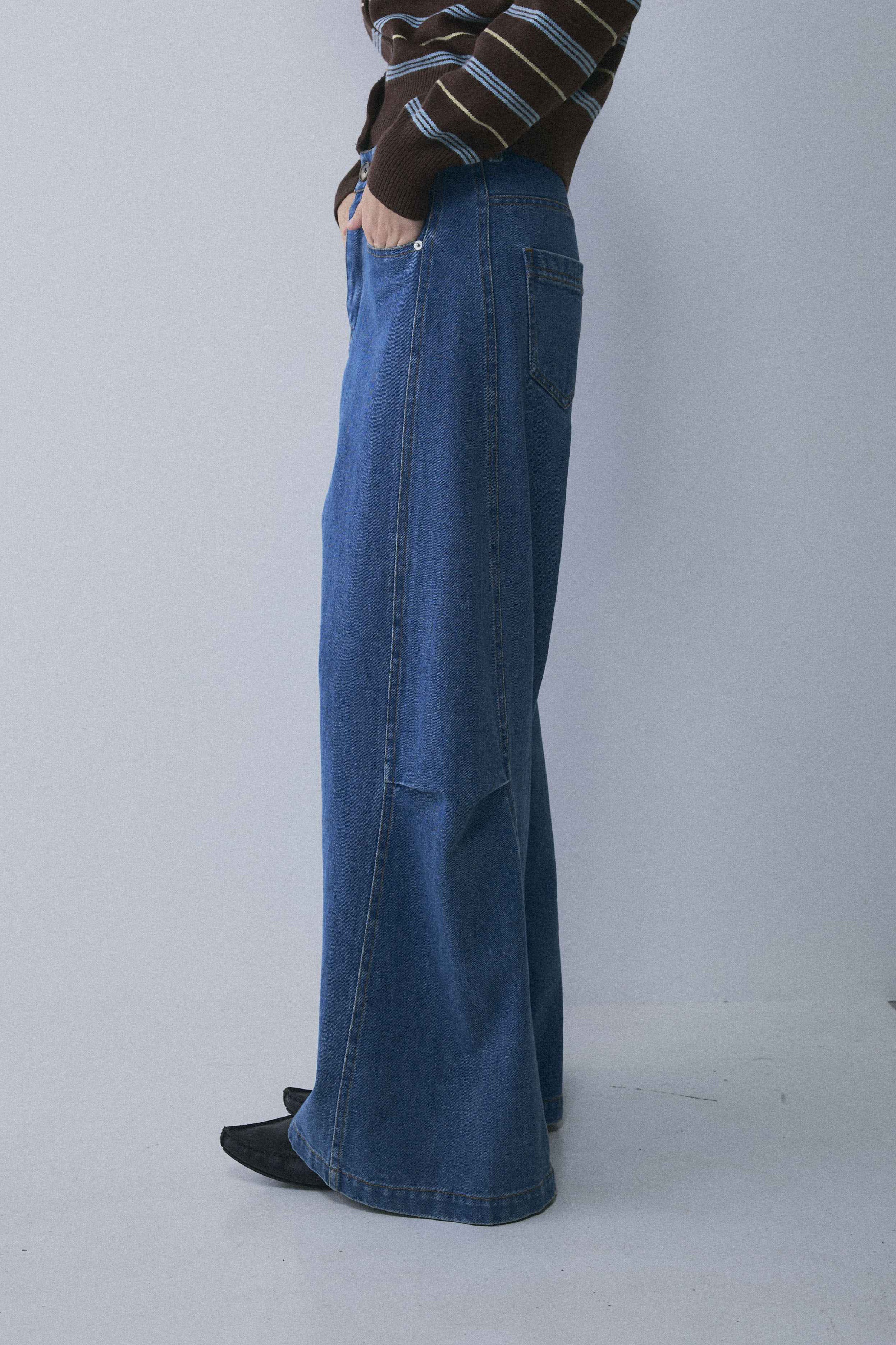 Structured Wide Denim／M261-33017【SELECT】 – NoD
