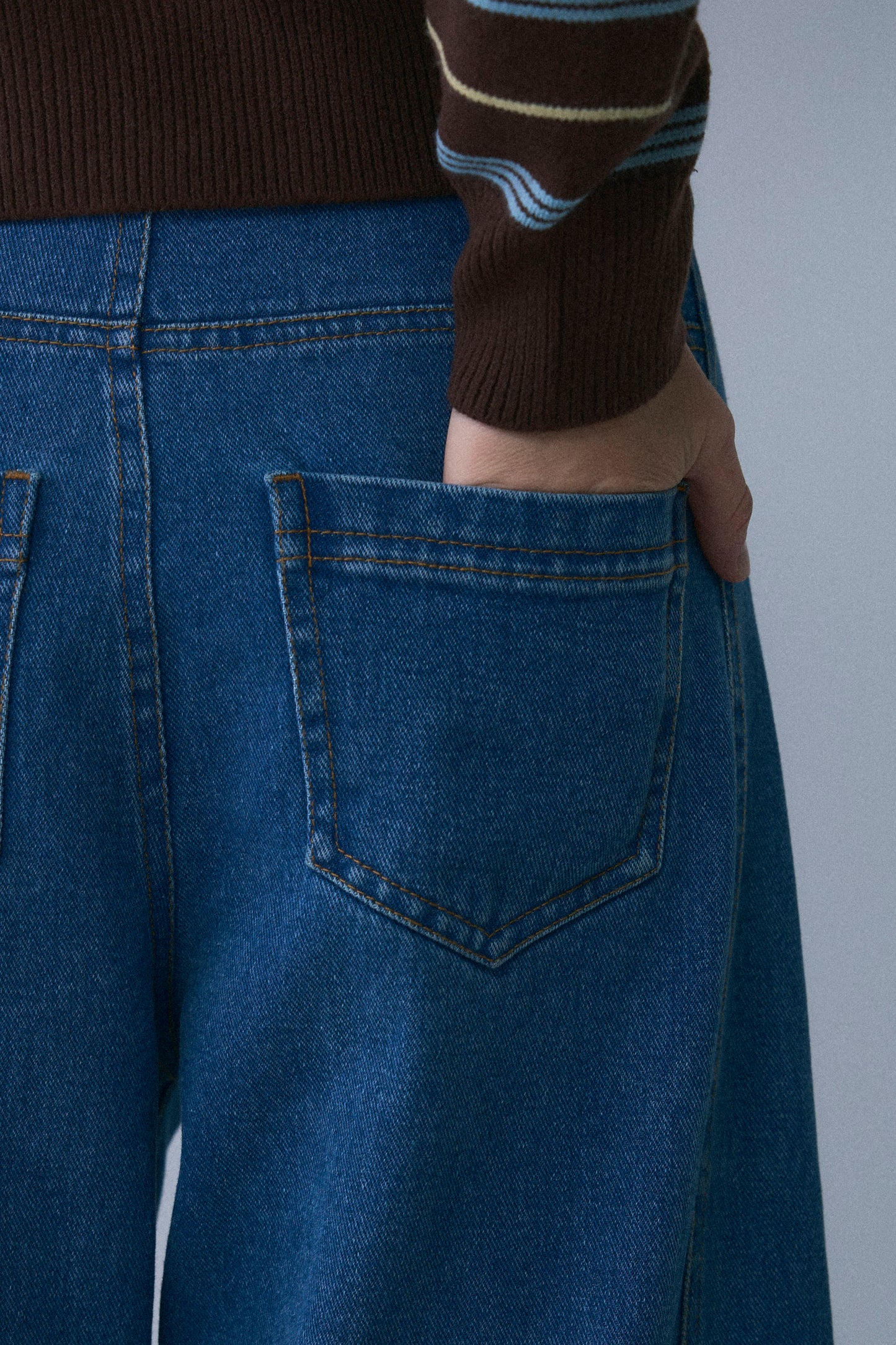 【予約：2月中旬】Structured Wide Denim／M261-33017【SELECT】