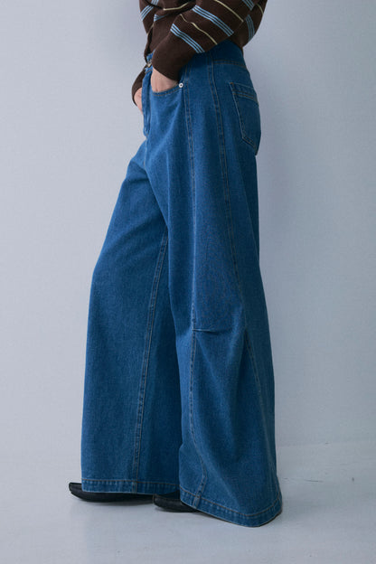 【予約：2月中旬】Structured Wide Denim／M261-33017【SELECT】