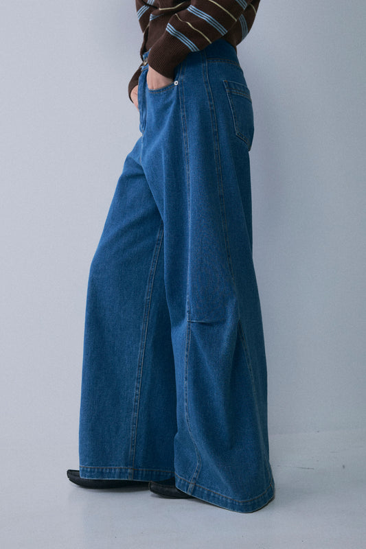 【予約：2月中旬】Structured Wide Denim／M261-33017【SELECT】