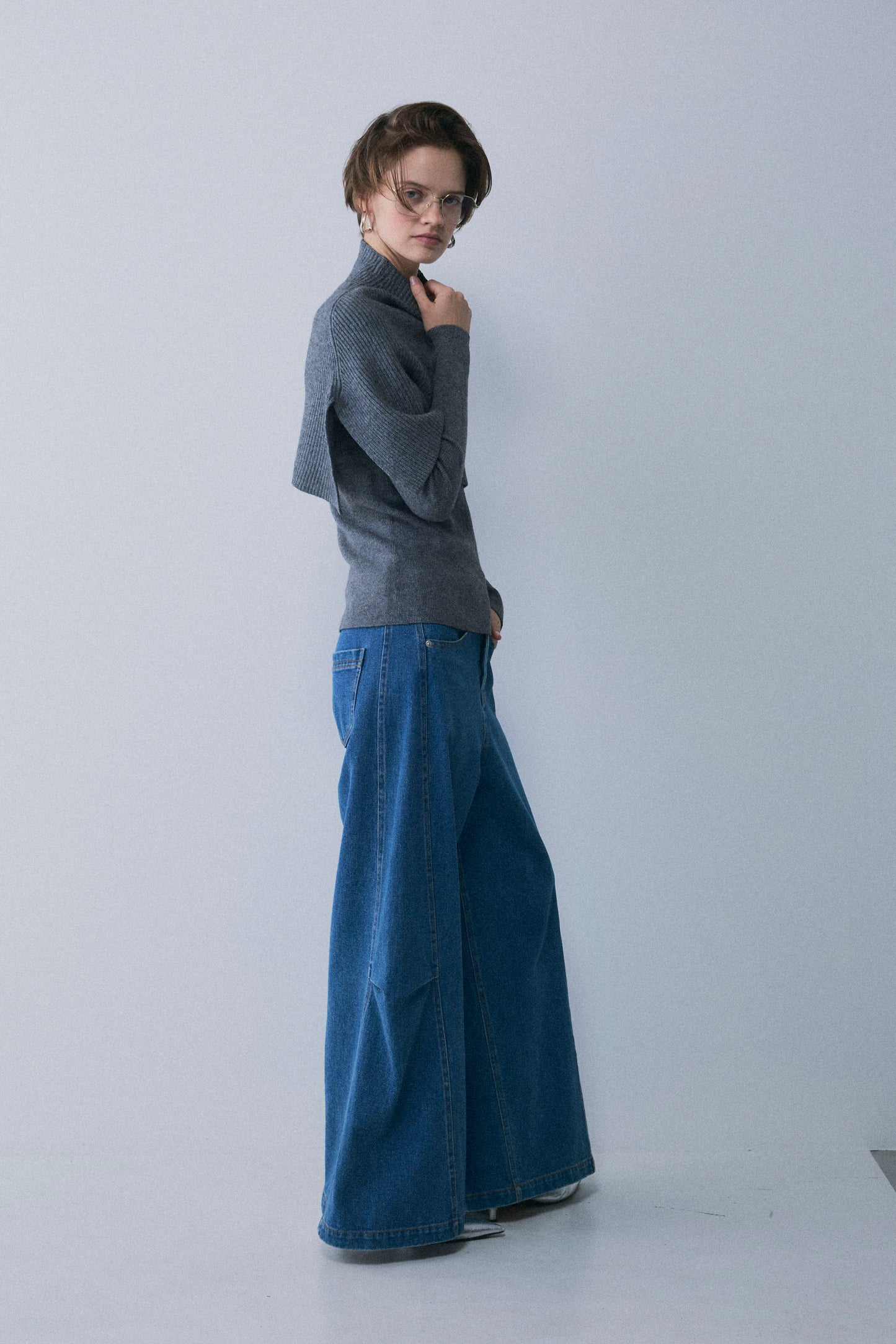 【予約：2月中旬】Structured Wide Denim／M261-33017【SELECT】
