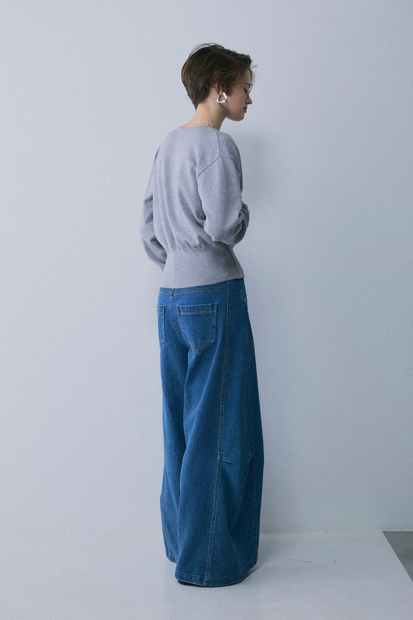 【予約：2月中旬】Structured Wide Denim／M261-33017【SELECT】