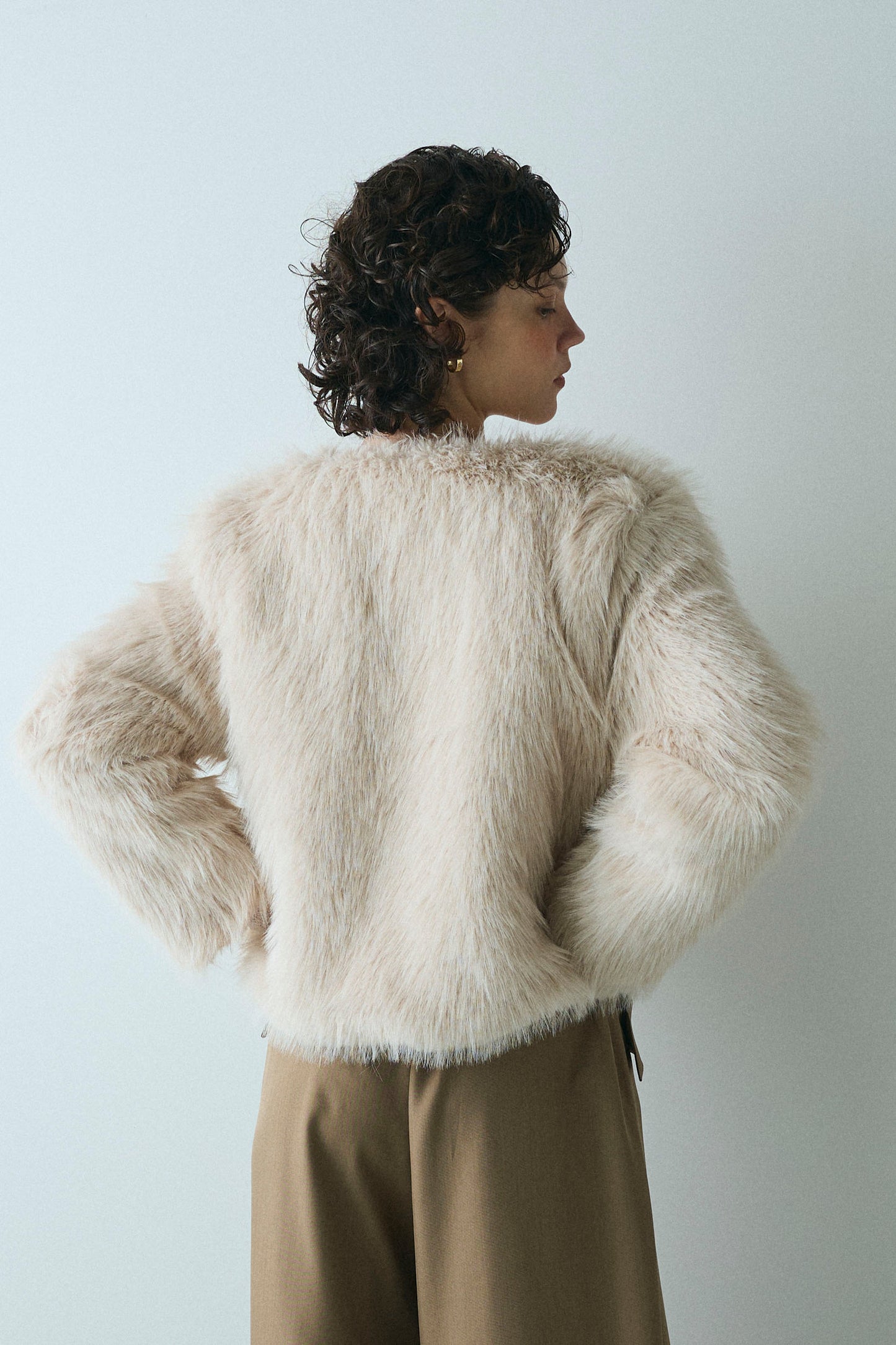 【予約：1月下旬〜2月上旬】Eco Fur Jacket／60251104040