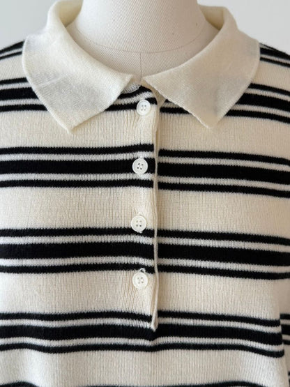 【予約：11月中旬】Polo Collar Knit／60251009020