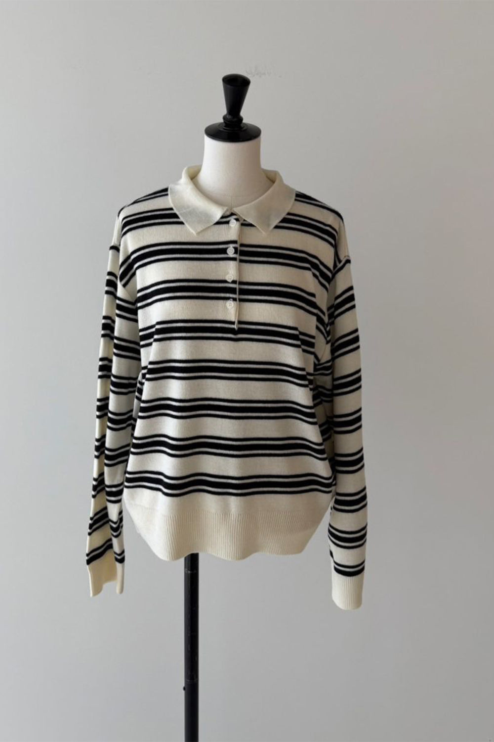 【予約：1月下旬〜2月上旬】Polo Collar Knit／60251009020