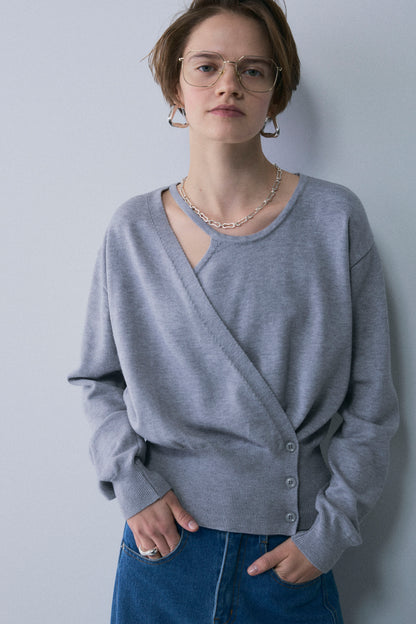 【予約：1月下旬〜2月上旬】Layered Knit／60251009022