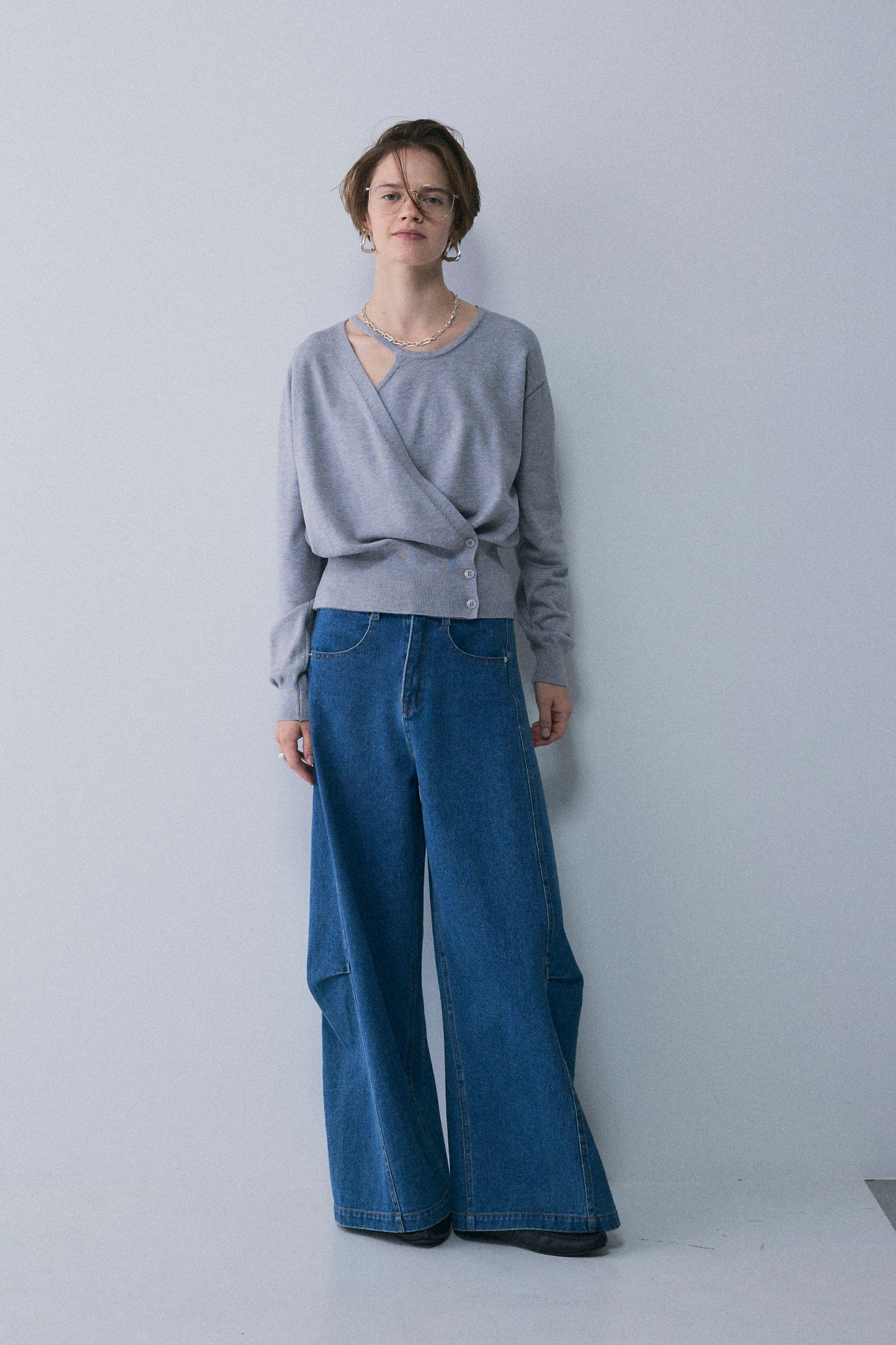 【予約：1月下旬〜2月上旬】Layered Knit／60251009022