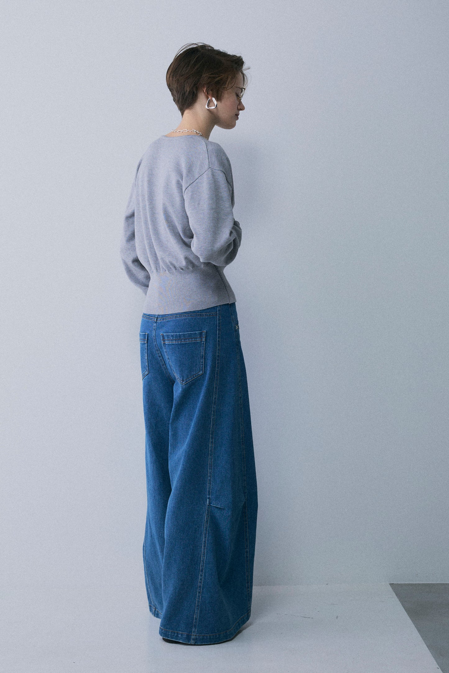 【予約：1月下旬〜2月上旬】Layered Knit／60251009022