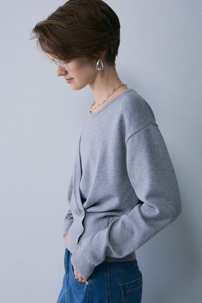 【予約：1月下旬〜2月上旬】Layered Knit／60251009022