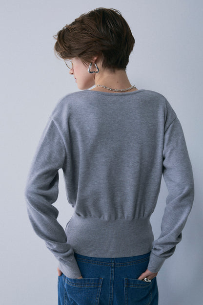 【予約：1月下旬〜2月上旬】Layered Knit／60251009022