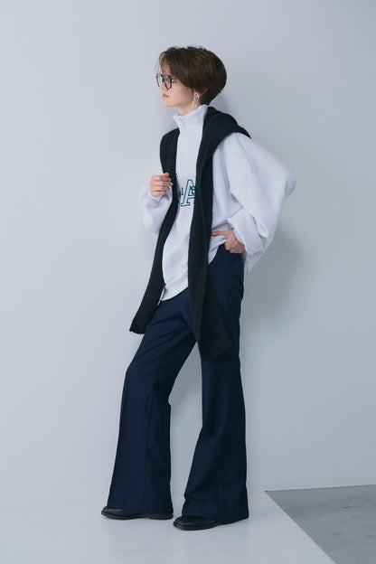 【予約：1月下旬〜2月上旬】Denim-Like Bootcut Pants／60251203069