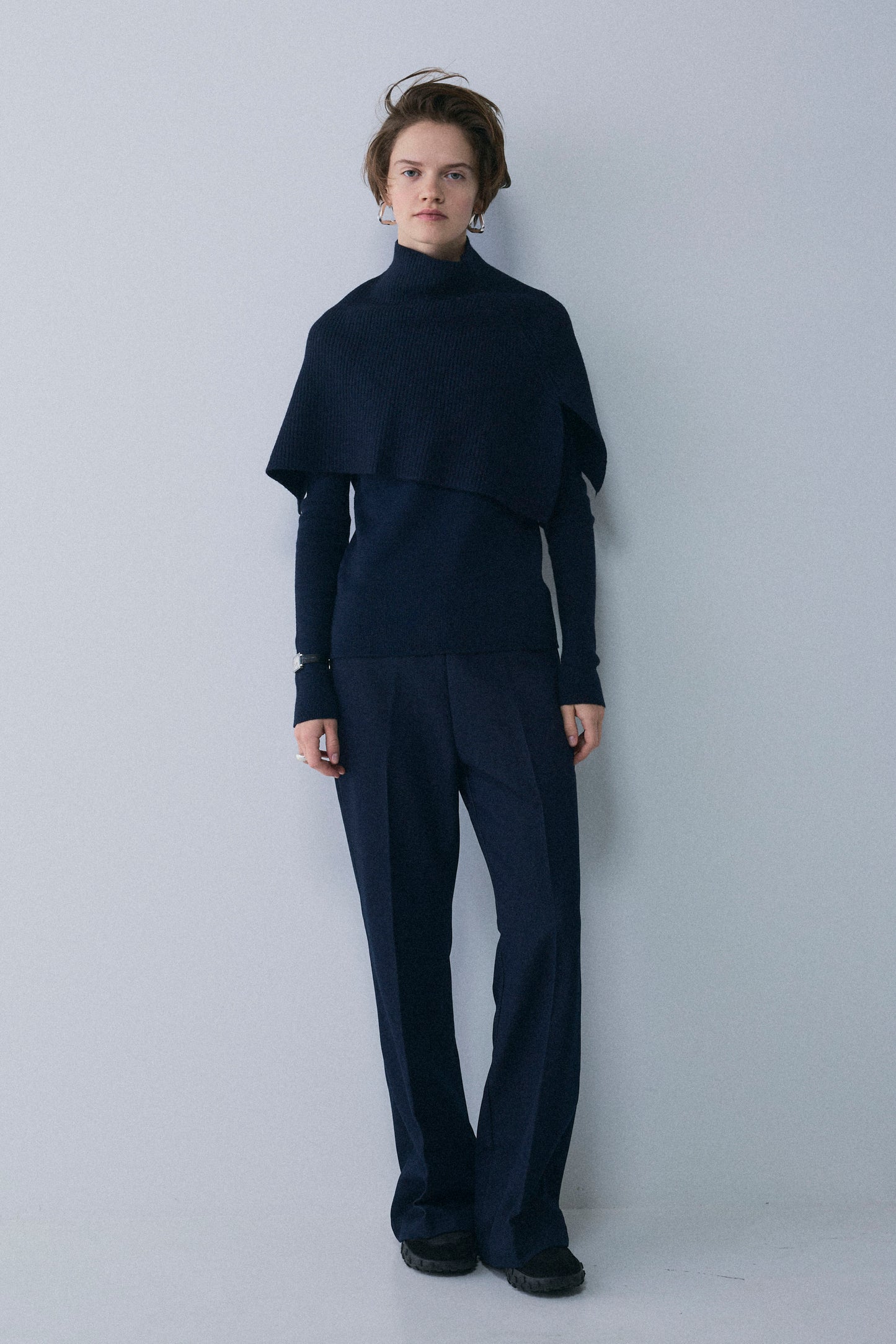 【予約：1月下旬〜2月上旬】Denim-Like Bootcut Pants／60251203069