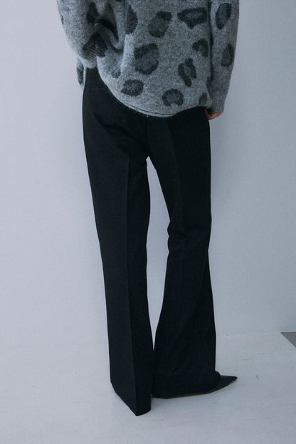 【予約：1月下旬〜2月上旬】Denim-Like Bootcut Pants／60251203069