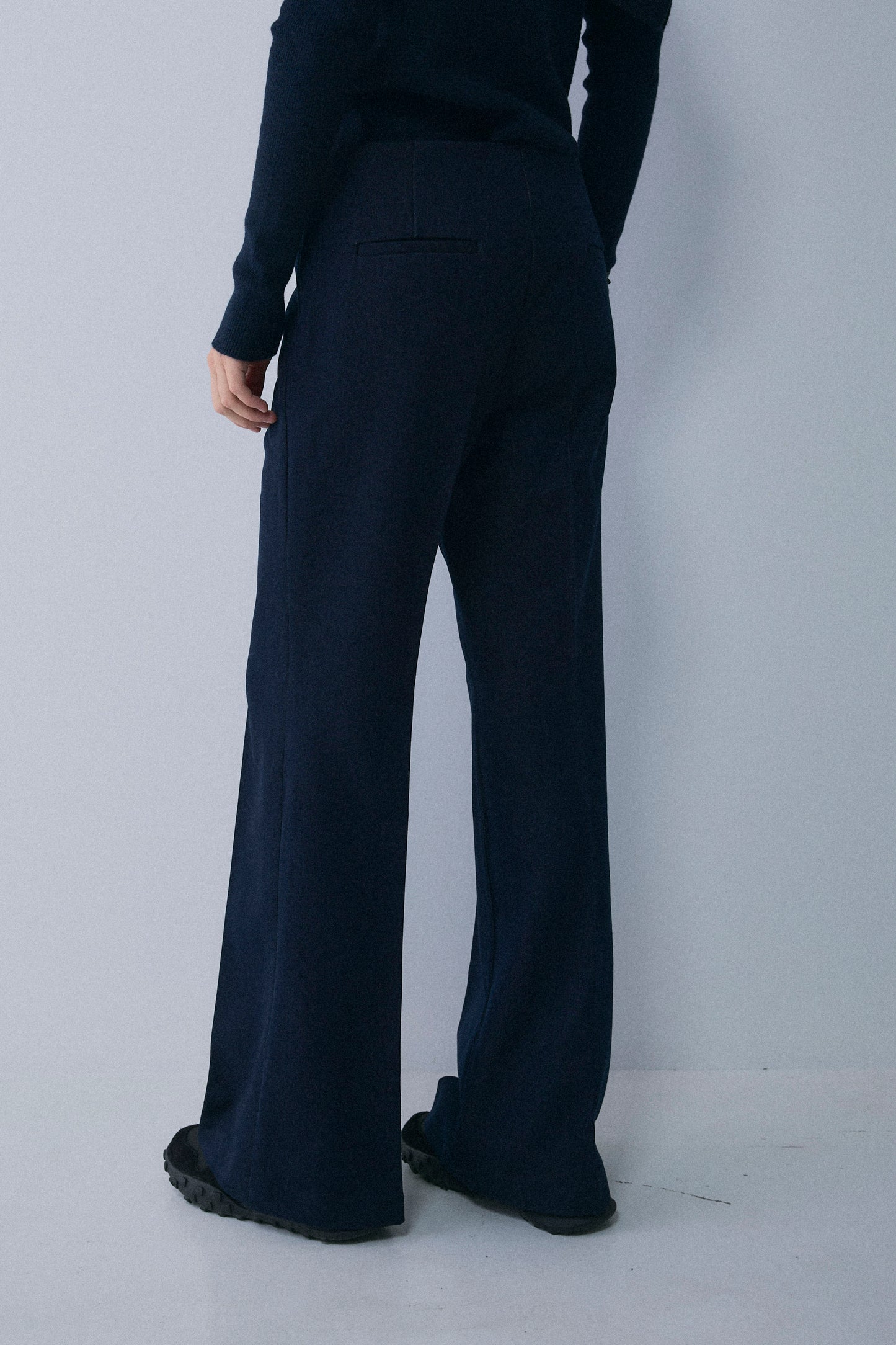 【予約：1月下旬〜2月上旬】Denim-Like Bootcut Pants／60251203069