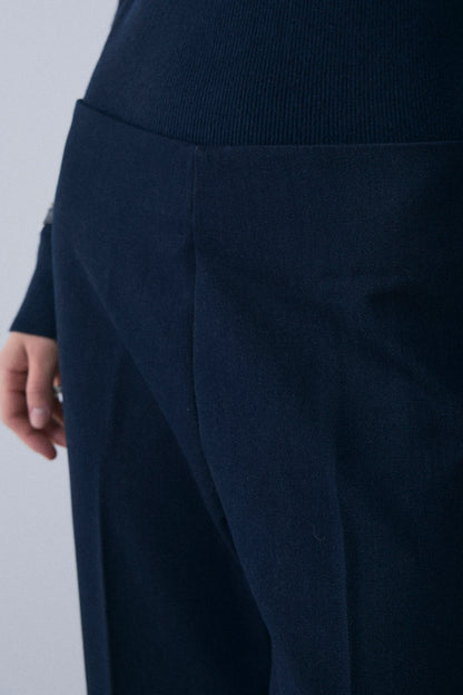 【予約：1月下旬〜2月上旬】Denim-Like Bootcut Pants／60251203069