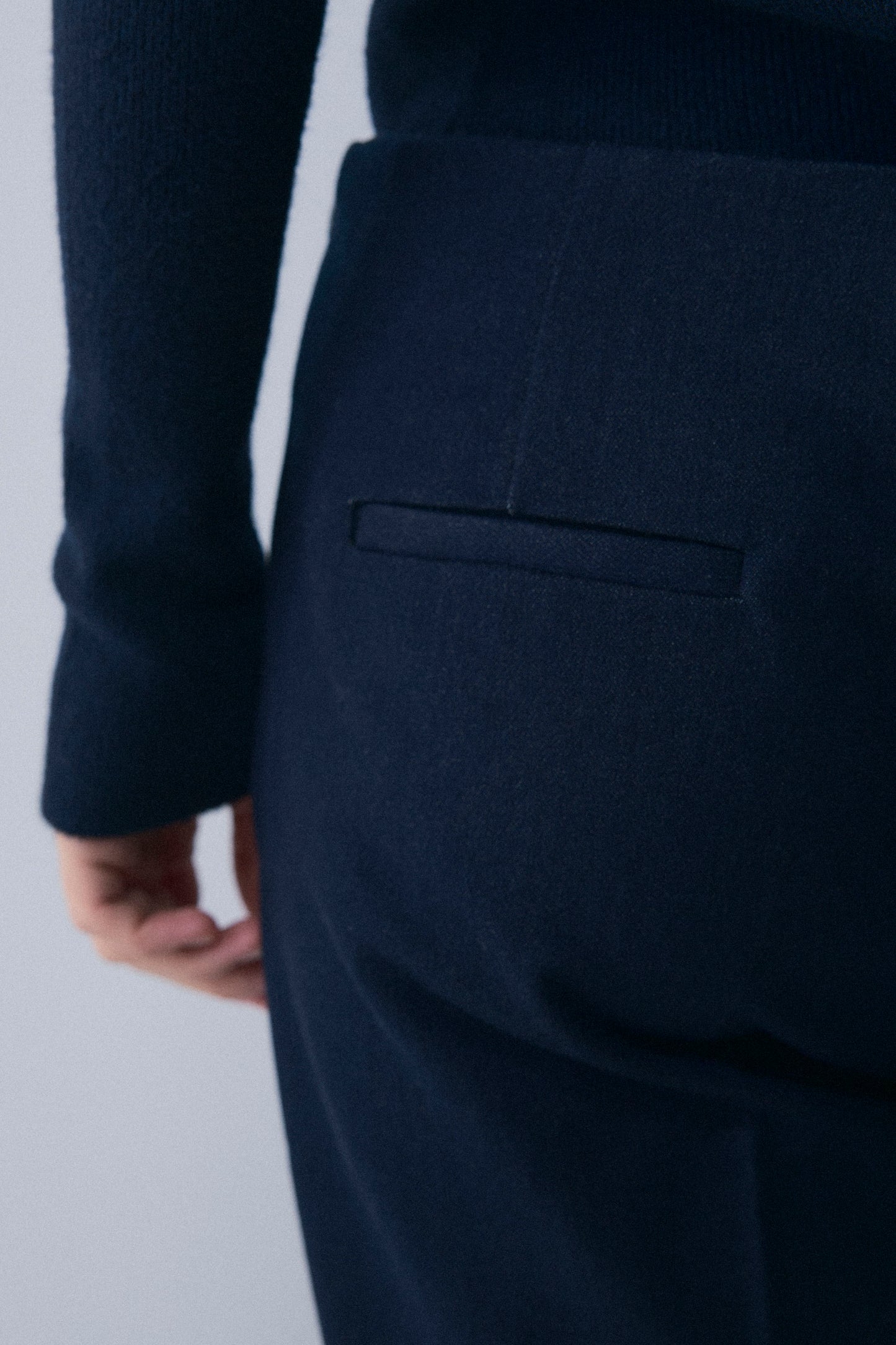 【予約：1月下旬〜2月上旬】Denim-Like Bootcut Pants／60251203069