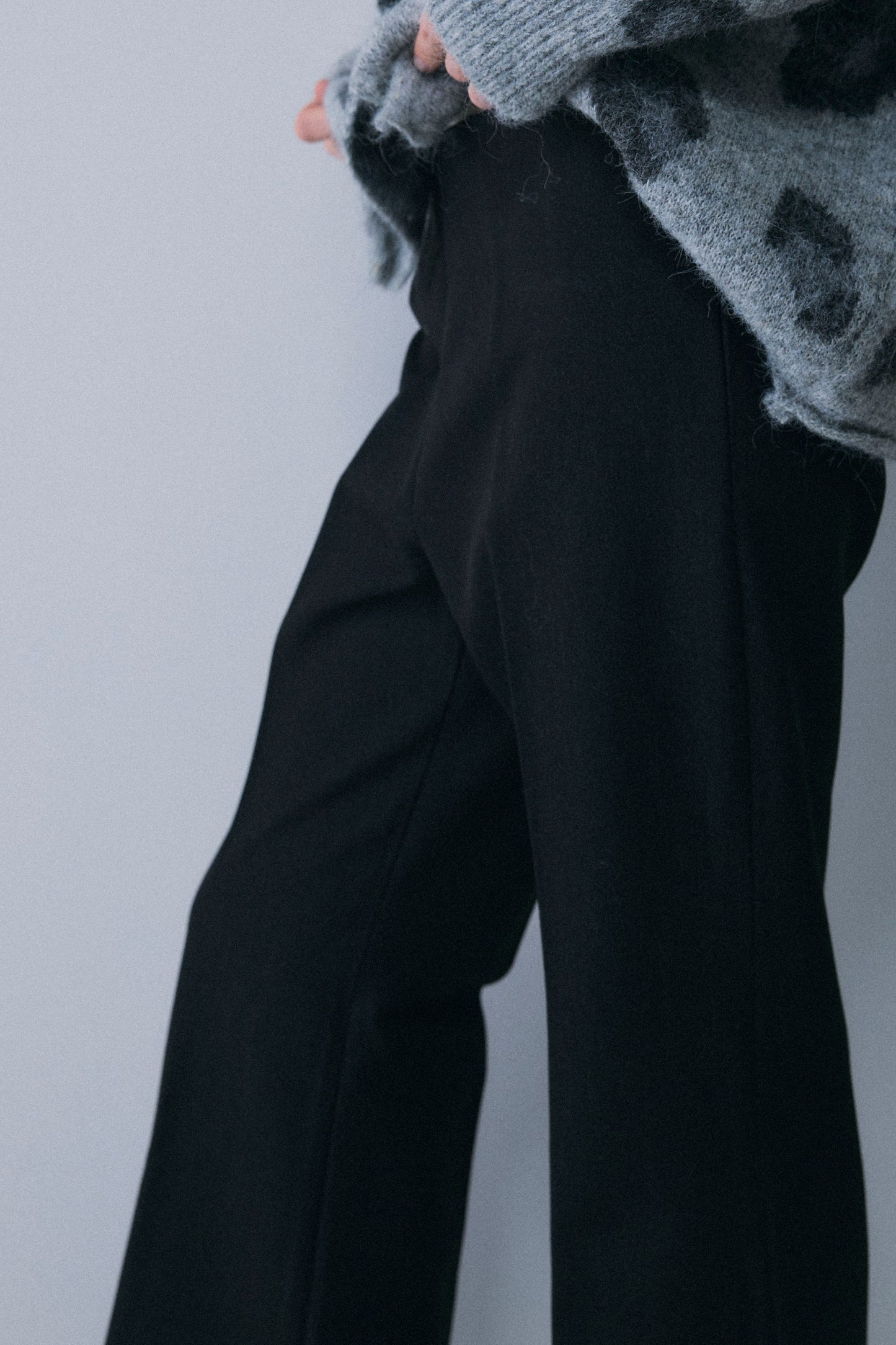 【予約：1月下旬〜2月上旬】Denim-Like Bootcut Pants／60251203069