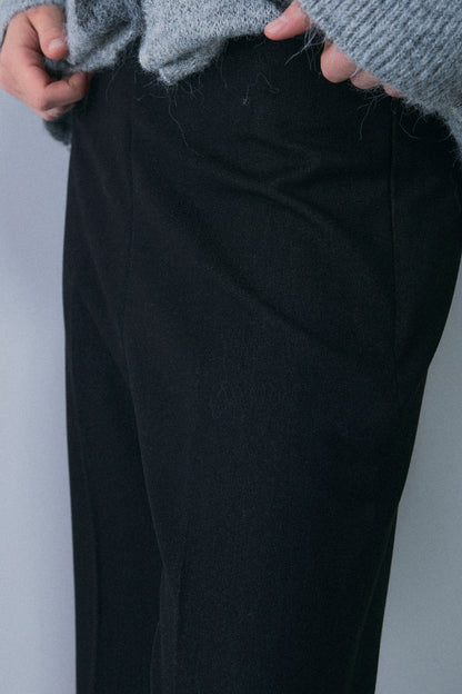 【予約：1月下旬〜2月上旬】Denim-Like Bootcut Pants／60251203069