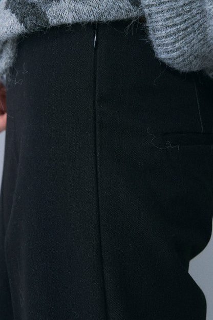 【予約：1月下旬〜2月上旬】Denim-Like Bootcut Pants／60251203069