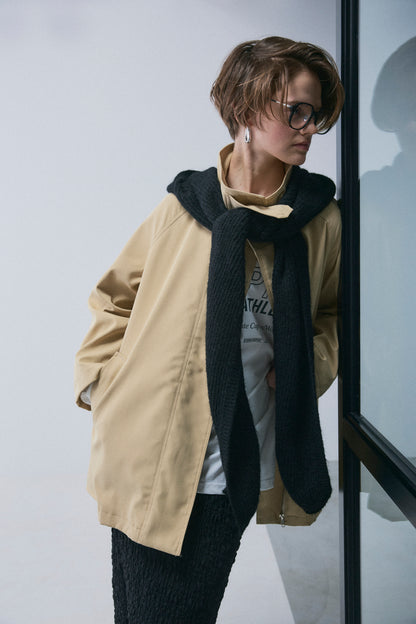 【予約：1月下旬〜2月上旬】A-Line Short Trench Coat／60251204060