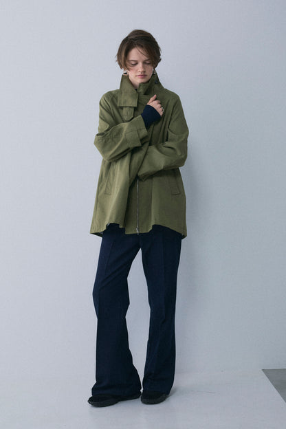 【予約：1月下旬〜2月上旬】A-Line Short Trench Coat／60251204060