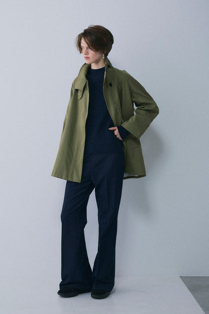 【予約：1月下旬〜2月上旬】A-Line Short Trench Coat／60251204060