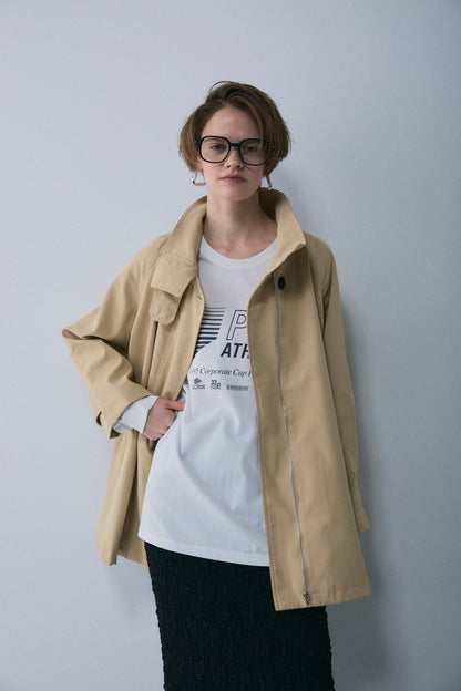 【予約：1月下旬〜2月上旬】A-Line Short Trench Coat／60251204060