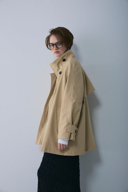 【予約：1月下旬〜2月上旬】A-Line Short Trench Coat／60251204060