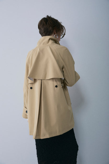 【予約：1月下旬〜2月上旬】A-Line Short Trench Coat／60251204060