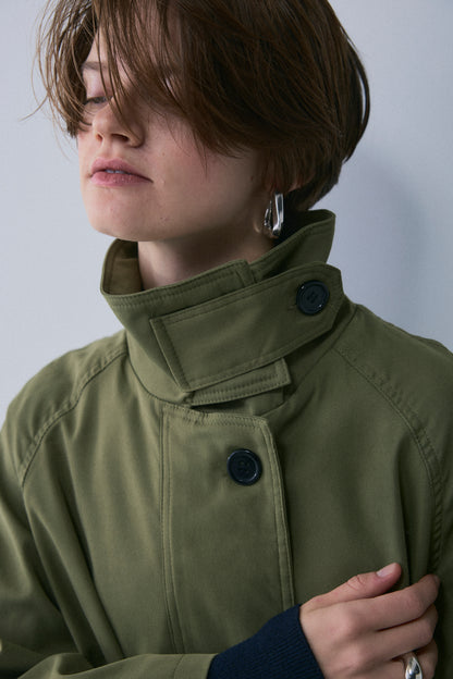 【予約：1月下旬〜2月上旬】A-Line Short Trench Coat／60251204060