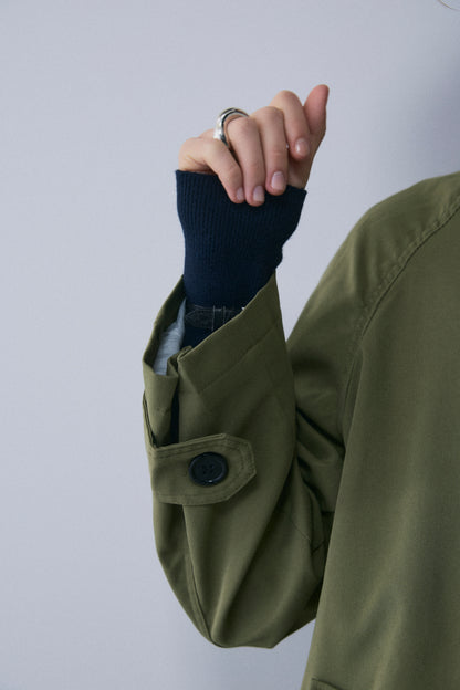 【予約：1月下旬〜2月上旬】A-Line Short Trench Coat／60251204060